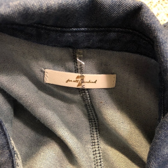 2[7ForAllMankind] New! Denim romper drawstring - Picture 7 of 8